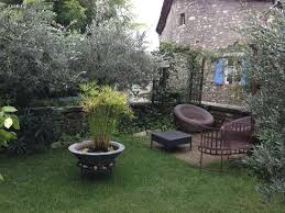 restful garden space